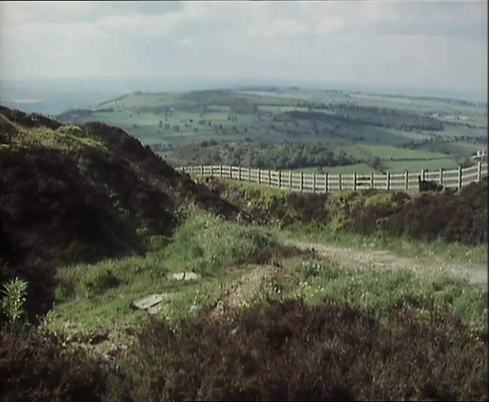 View of Scaly Gate an area often used as a filming location in 'Last of the Summer Wine', viewed from the junction of Intake Lane and Hirst Lane, near Holmfirth.